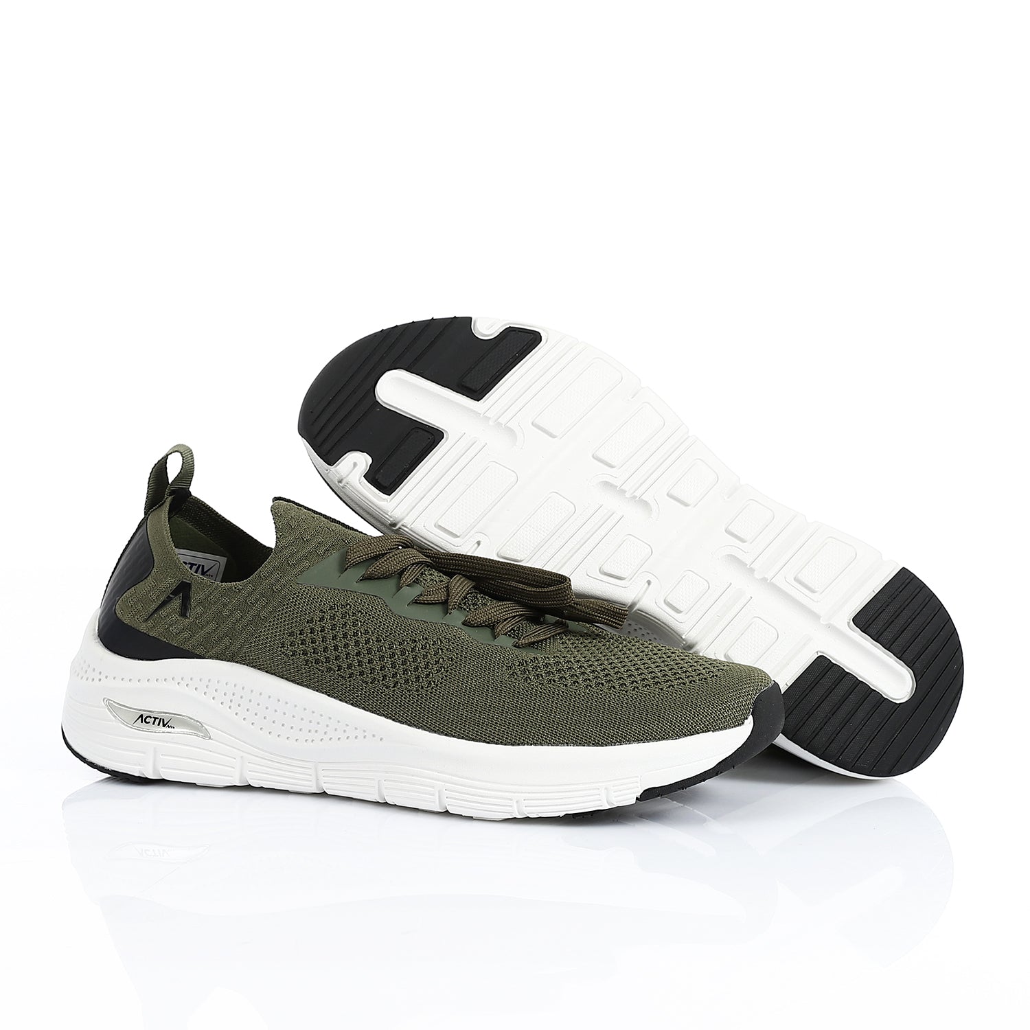 ACTIVNEW MEN'S SHOES - OLIV & BLK