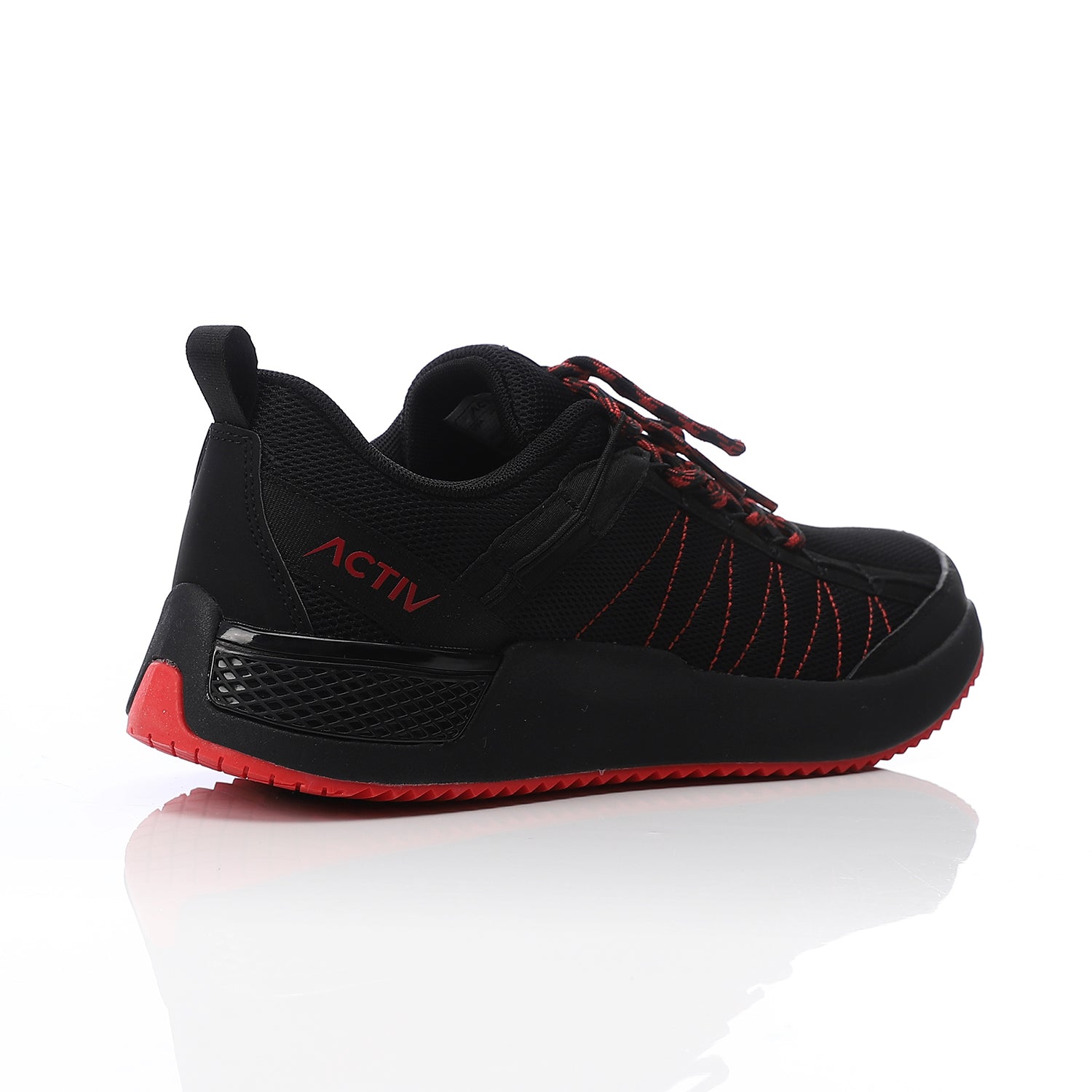 ACTIVNEW MEN'S SHOES - BLK & RED