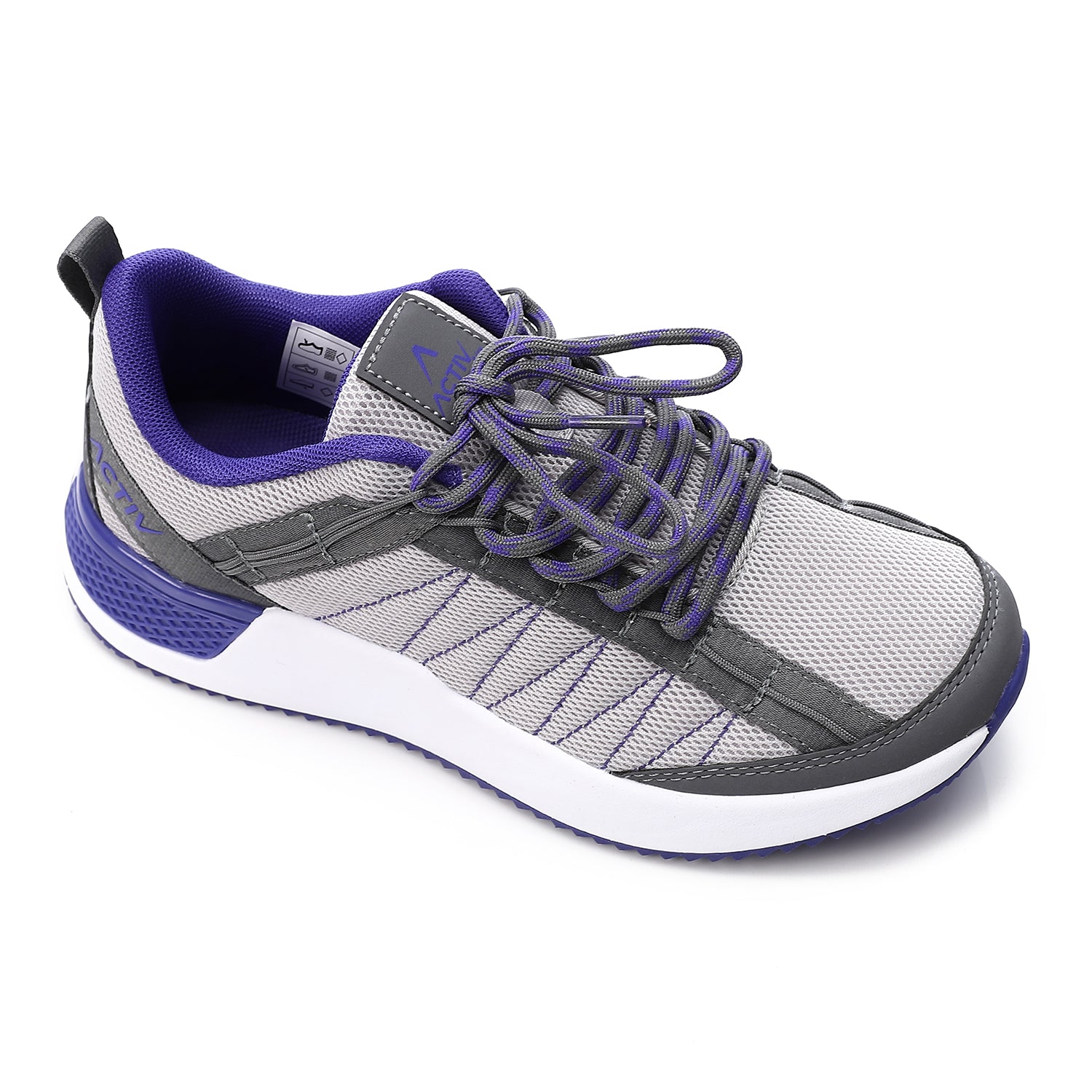 ACTIVNEW WOMEN'S SHOES - GRY & PURP