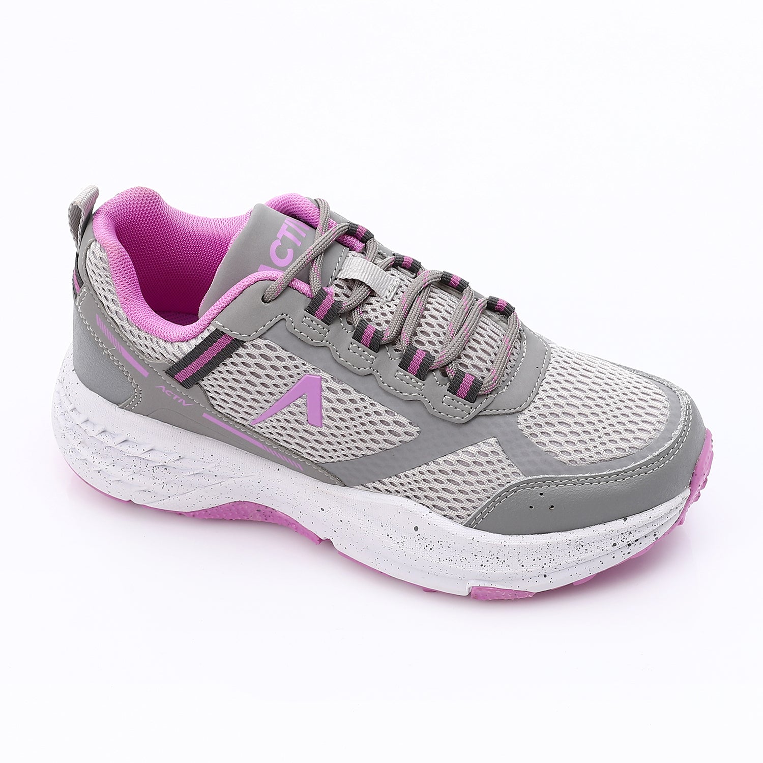 ACTIVNEW WOMEN'S SHOES - GRY &amp; PURP 