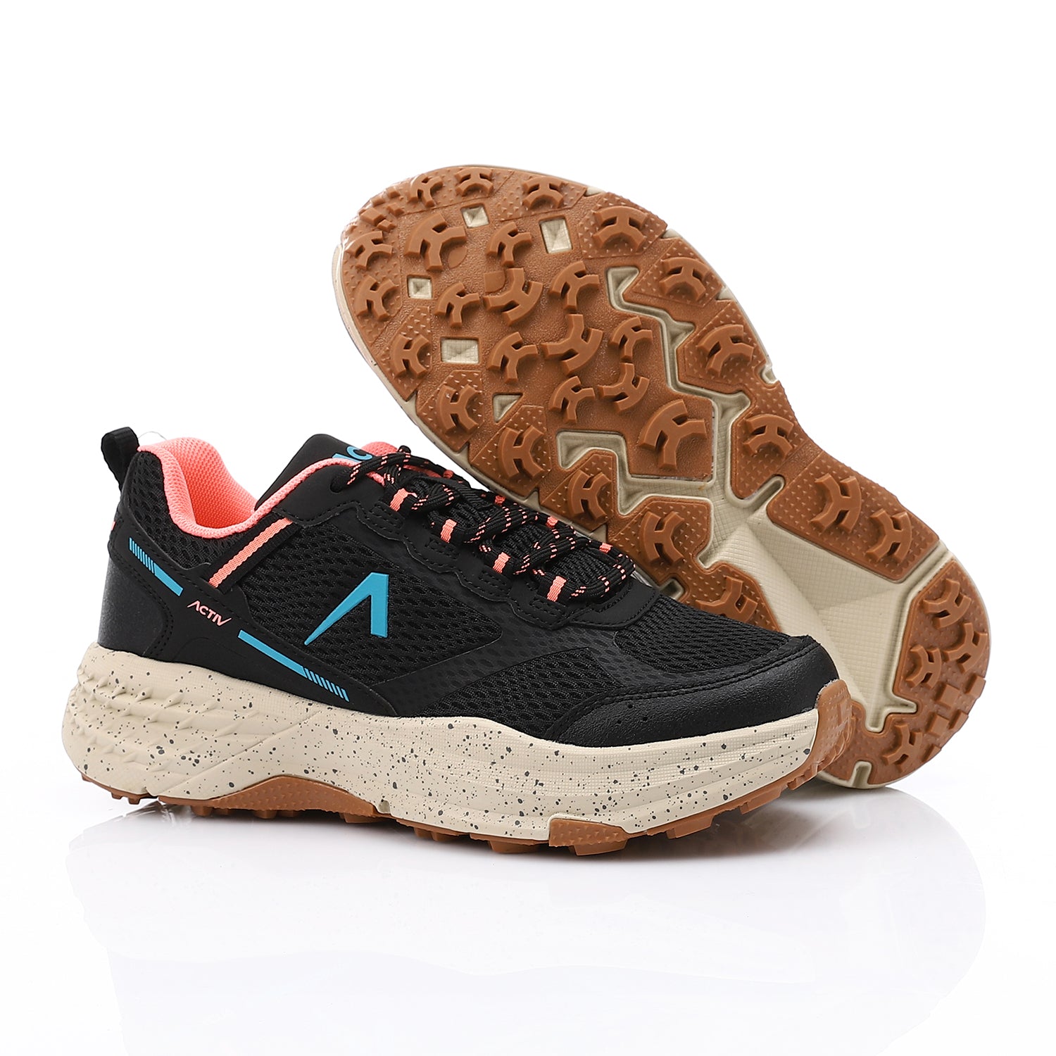 ACTIVNEW WOMEN'S SHOES - BLK & PINK