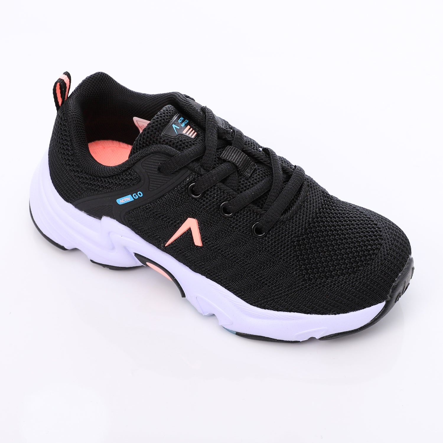 ACTIVNEW KIDS SHOES - BLK & PINK