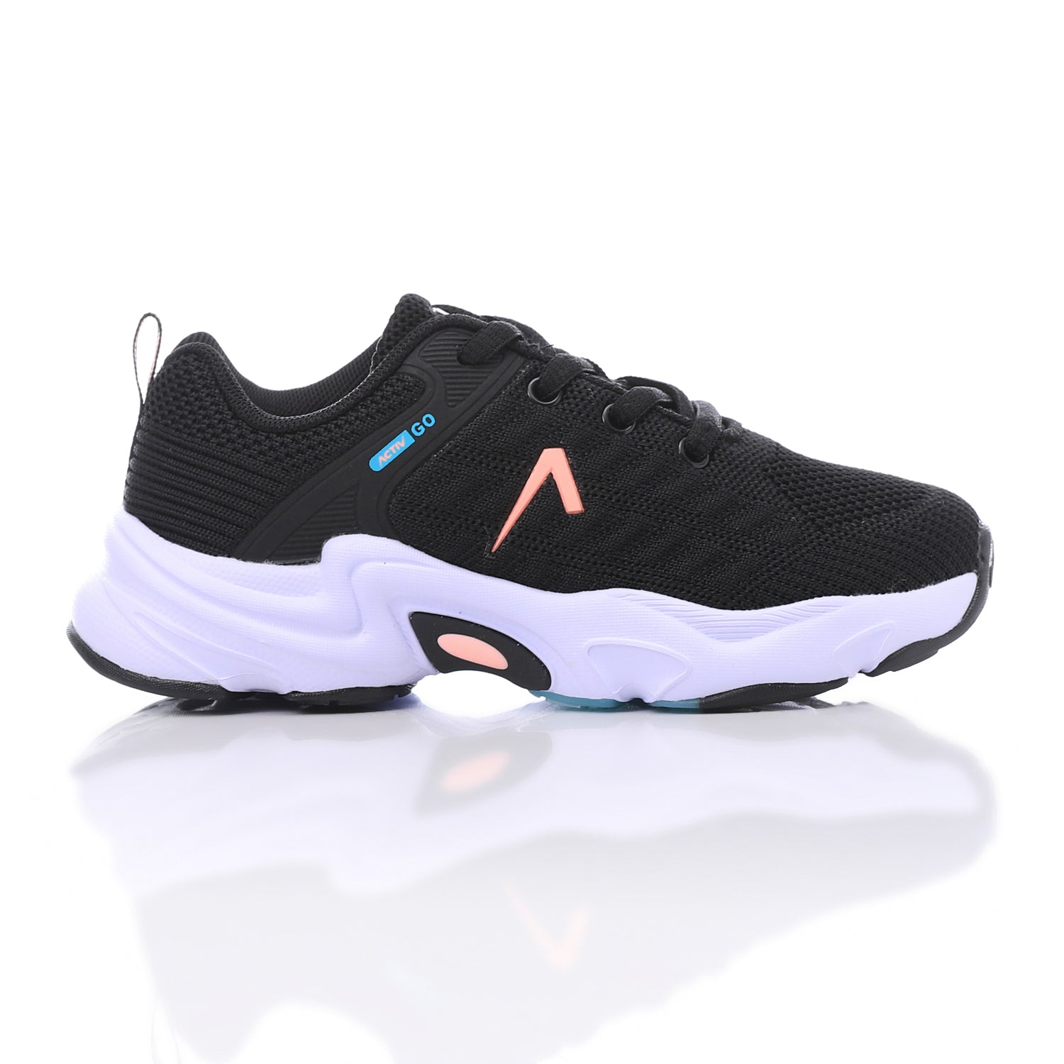 ACTIVNEW KIDS SHOES - BLK & PINK