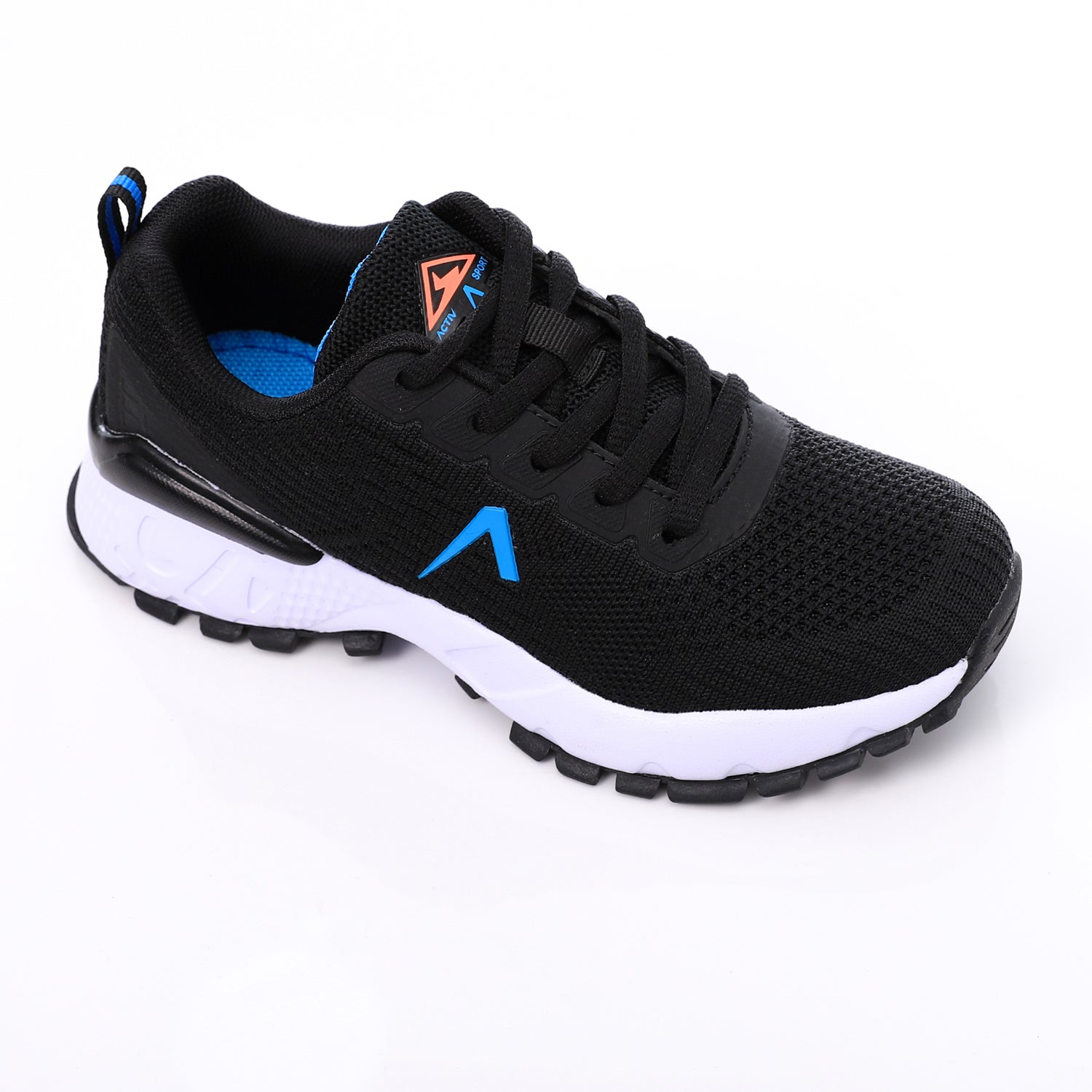 ACTIVNEW KIDS SHOES - BLK & BLUE