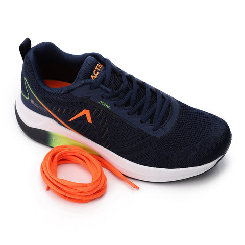 ACTIVNEW MEN'S SHOES - NVY & ORNG