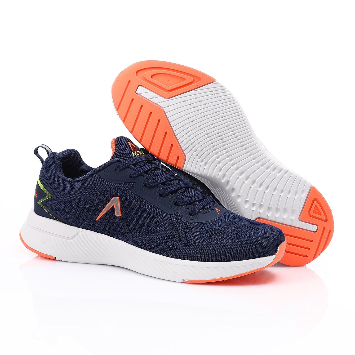 ACTIVNEW MEN'S SHOES - NVY & ORNG