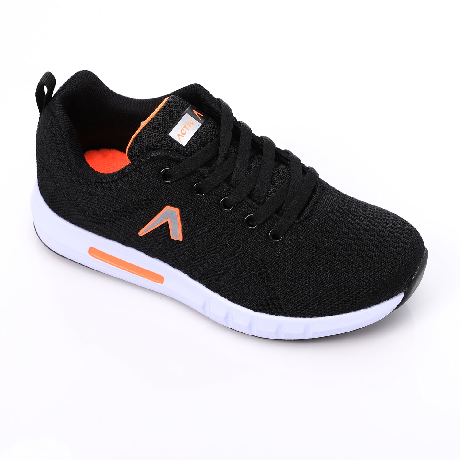 ACTIVNEW KIDS SHOES - BLK & ORNG