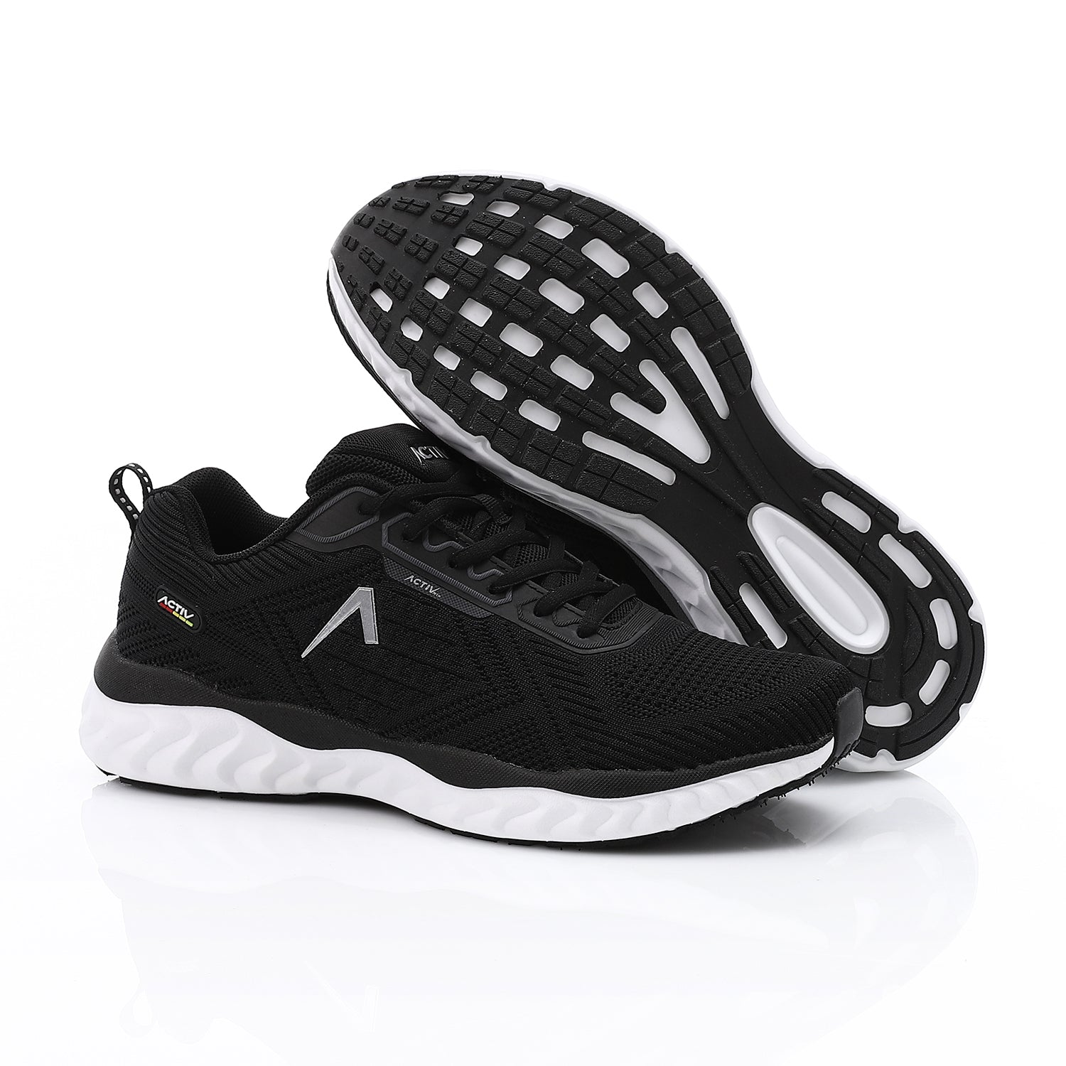 ACTIVNEW MEN'S SHOES - BLK &amp; WHIT 