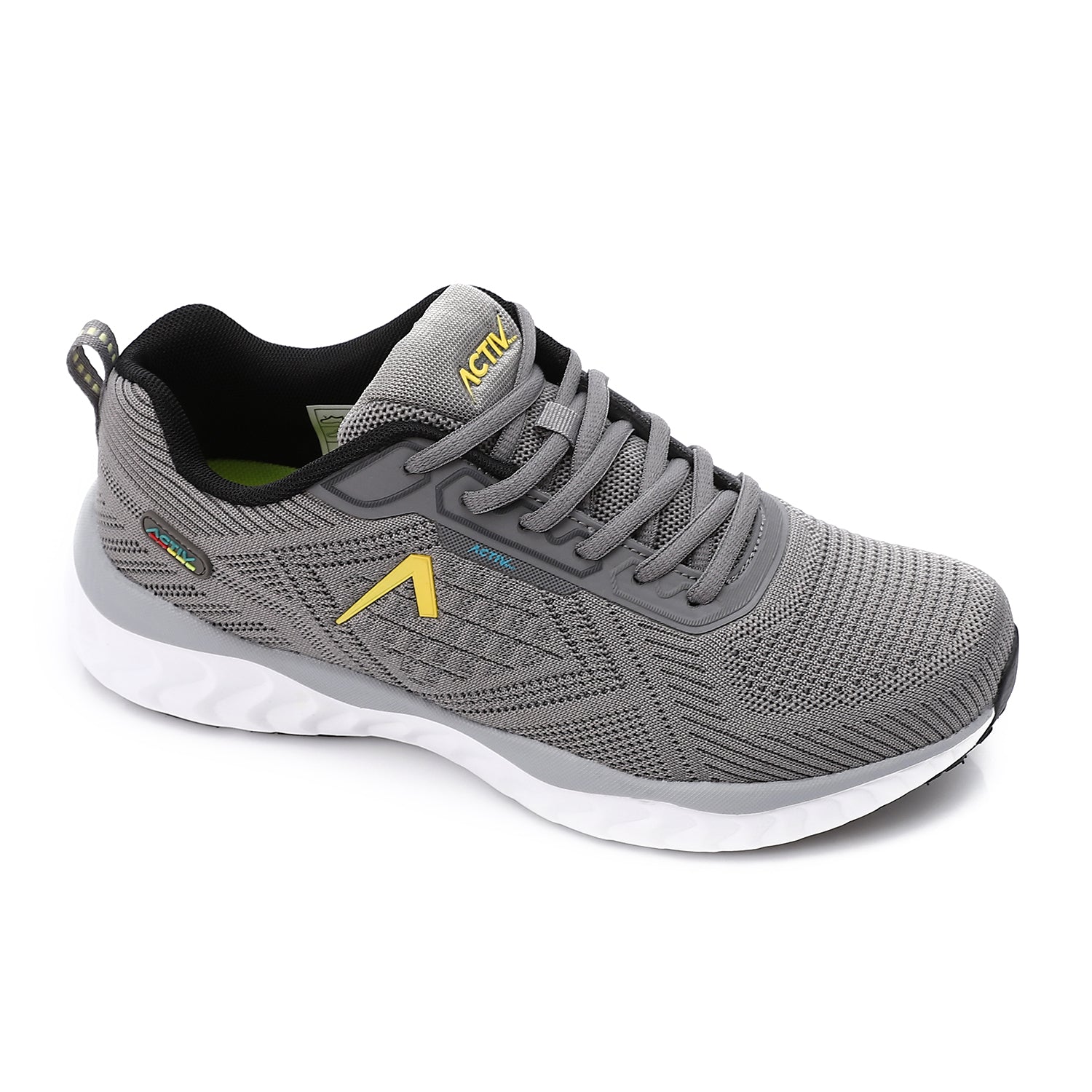 ACTIVNEW MEN'S SHOES - GRY &amp; YELW 