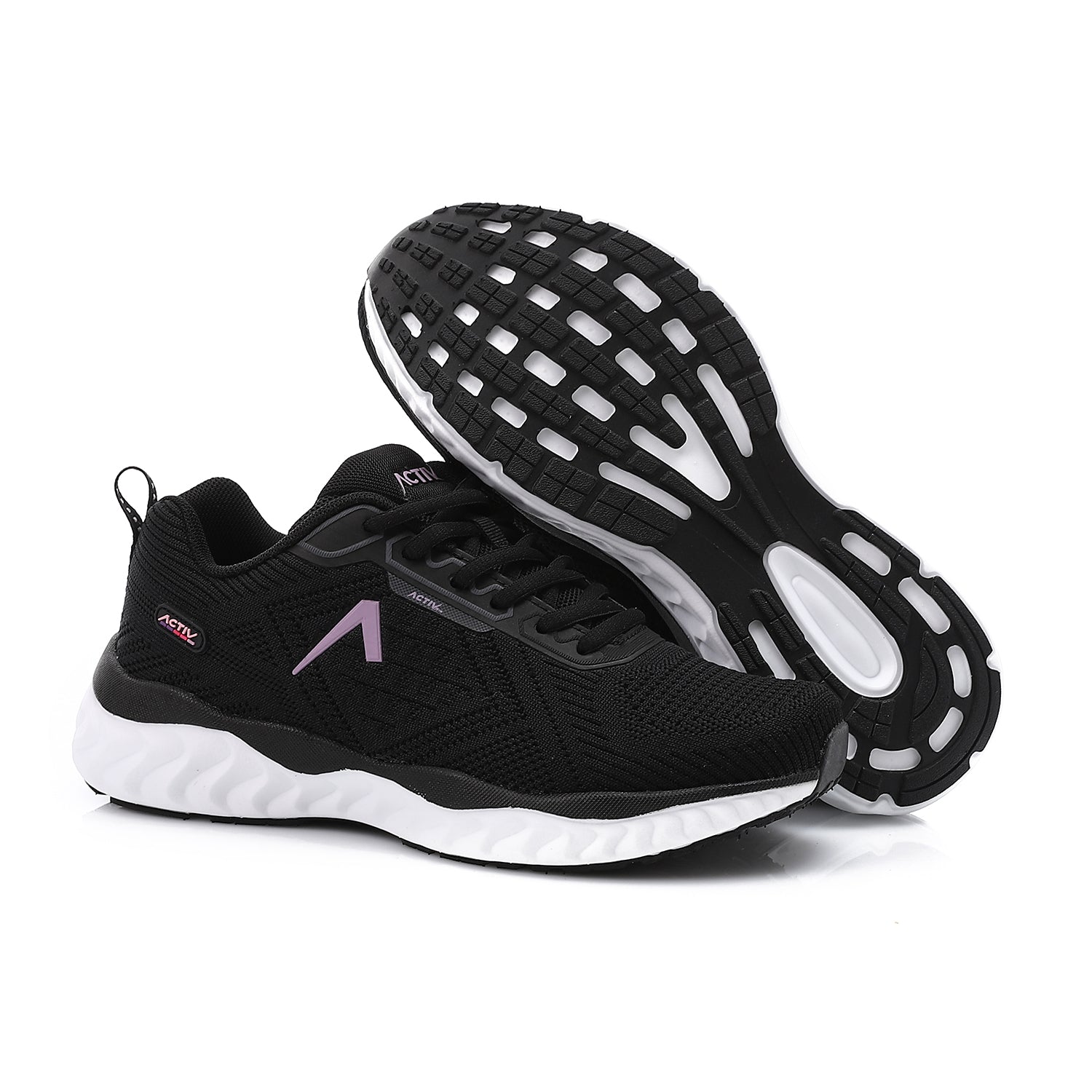 ACTIVNEW WOMEN'S SHOES - BLK & PURP