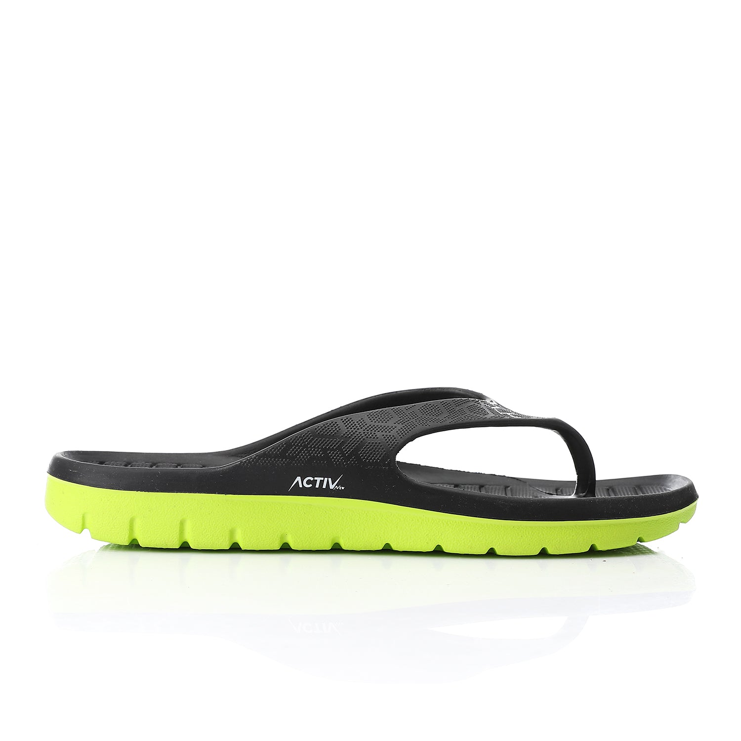 ACTIVNEW FLIP FLOP - LIME &amp; BLK 