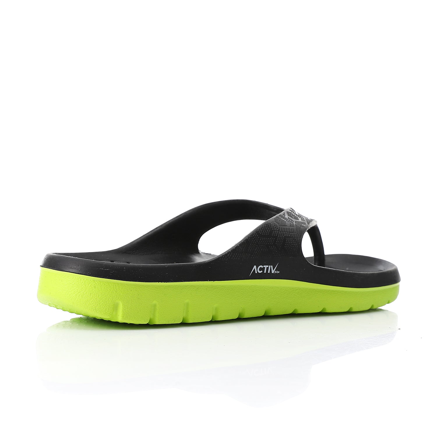 ACTIVNEW FLIP FLOP - LIME &amp; BLK 