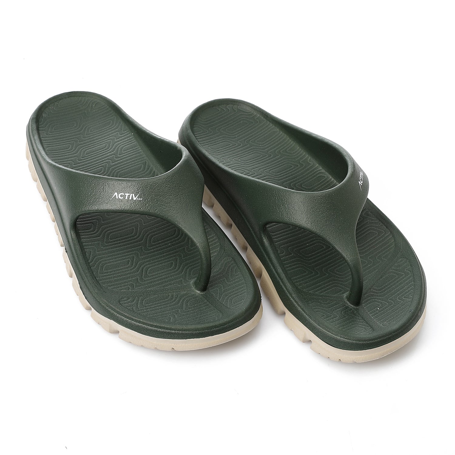 ACTIV FLIP FLOP - BEIG & GRN