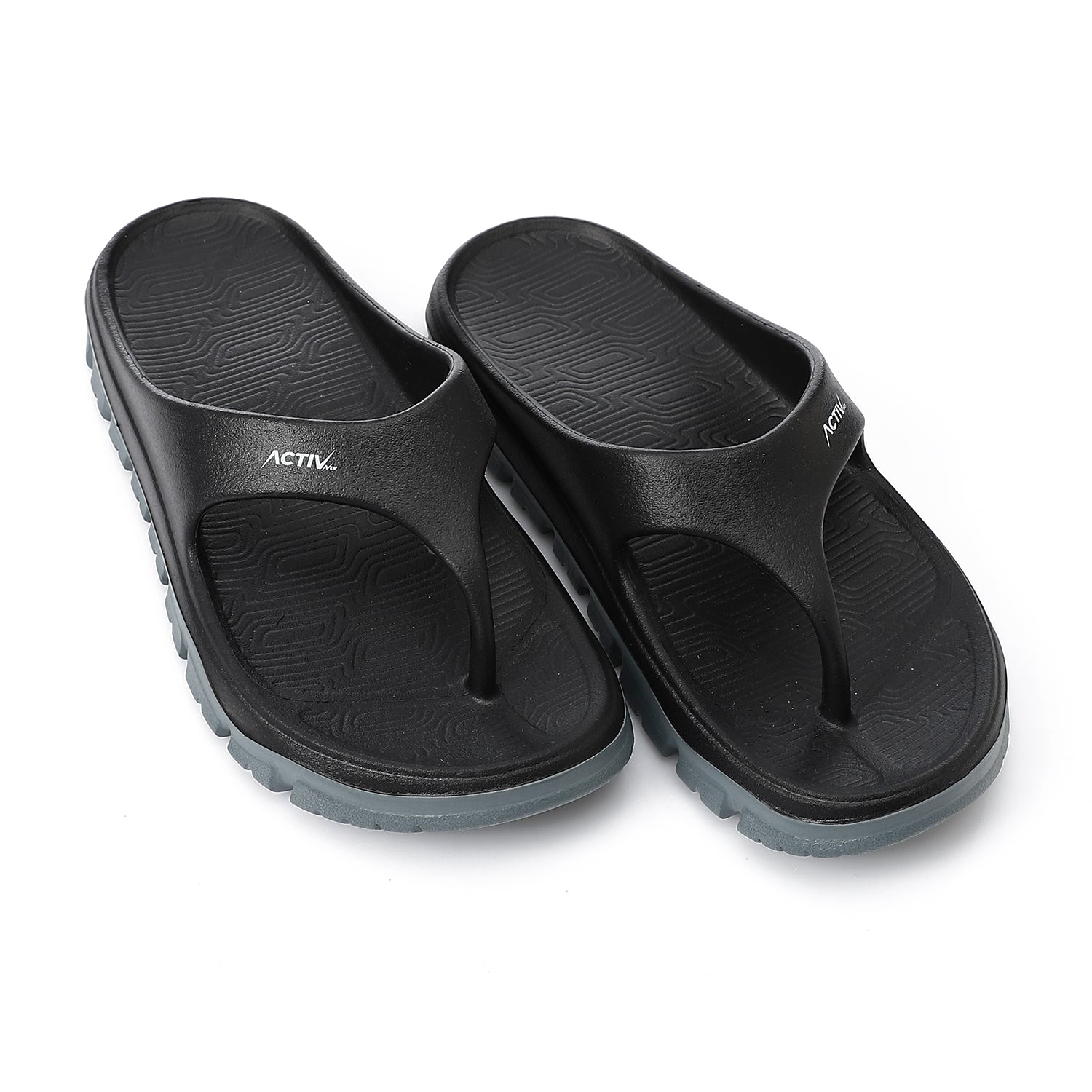 ACTIVW FLIP FLOP - D.GRY & BK