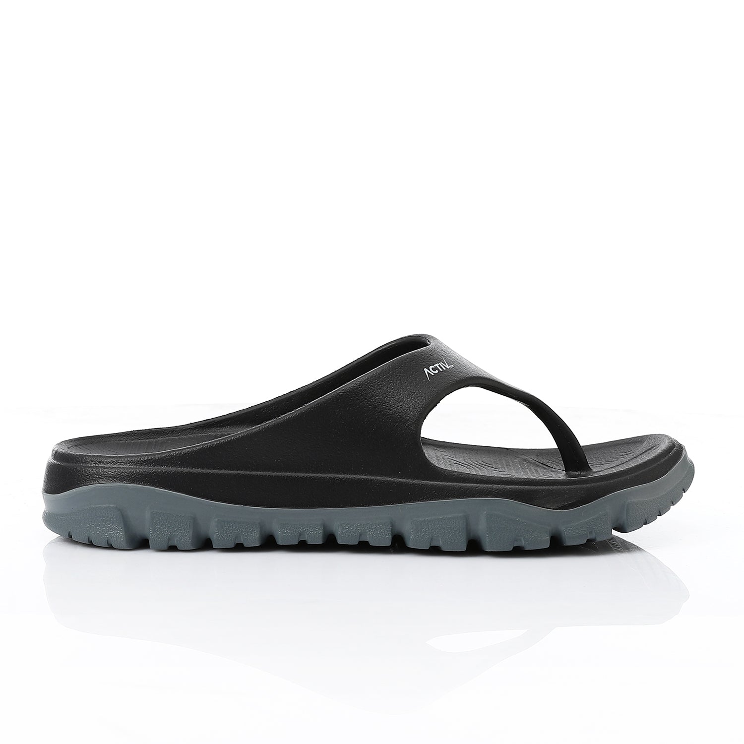 ACTIVW FLIP FLOP - D.GRY & BK