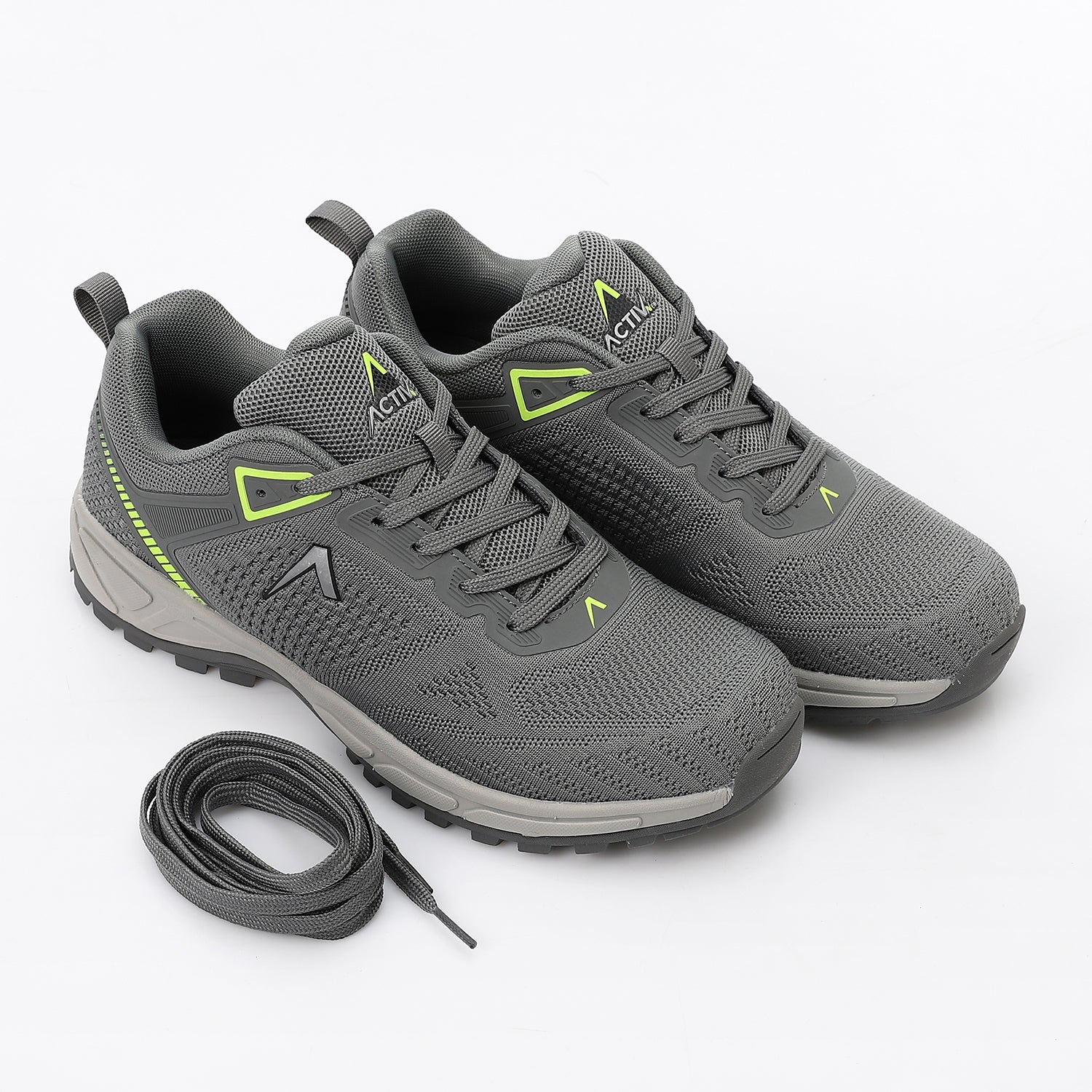 ACTIV SHOES - رمادى*اخضر
