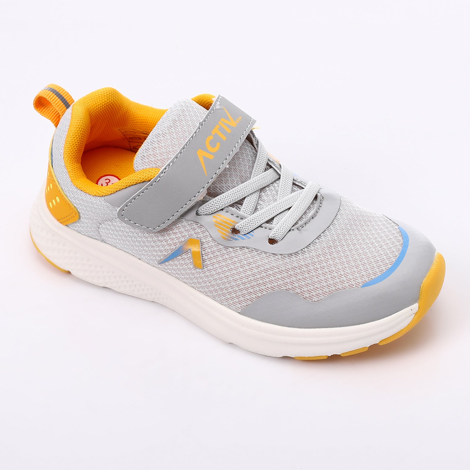 ACTIVNEW KIDS SHOES - GRY &amp; ORNG 