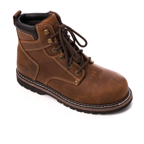 ACTIVNEW CRAZY SAFETY SHOES - L.BROWN