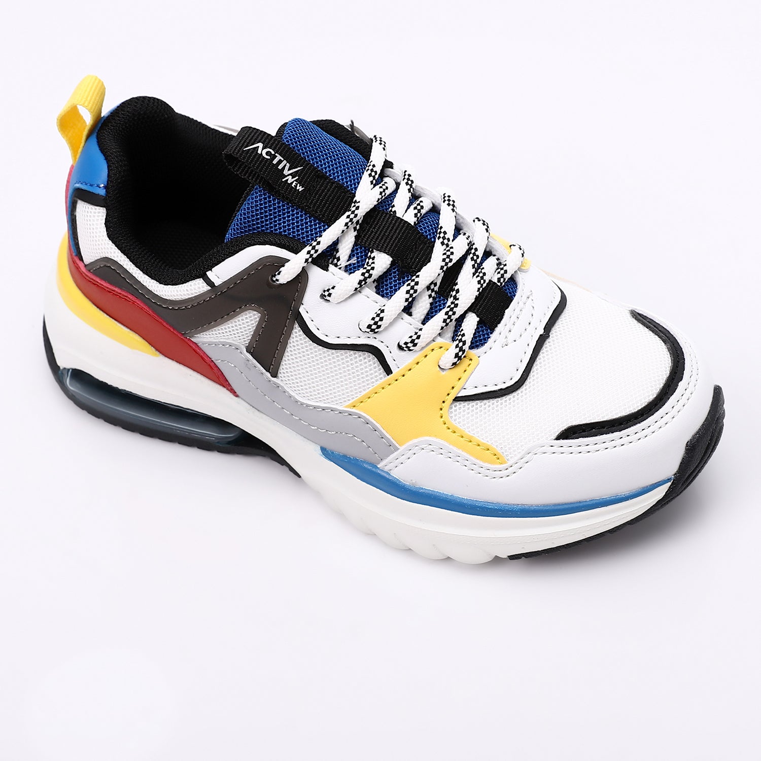 ACTIVNEW KIDS SHOES - ORG &amp; GRAY 