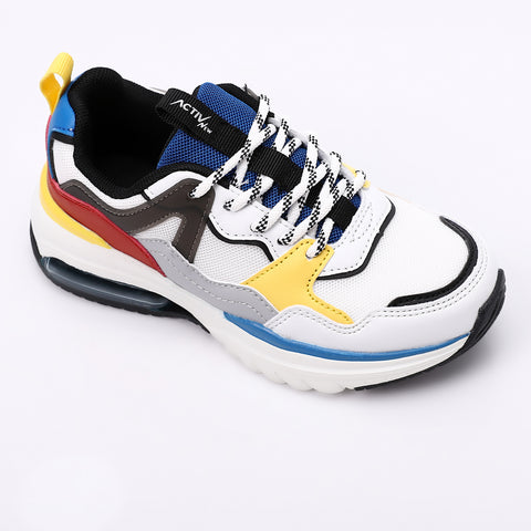 ACTIVNEW KIDS SHOES - ORG & GREY