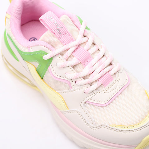 ACTIVNEW KIDS SHOES - BEIG & YLW