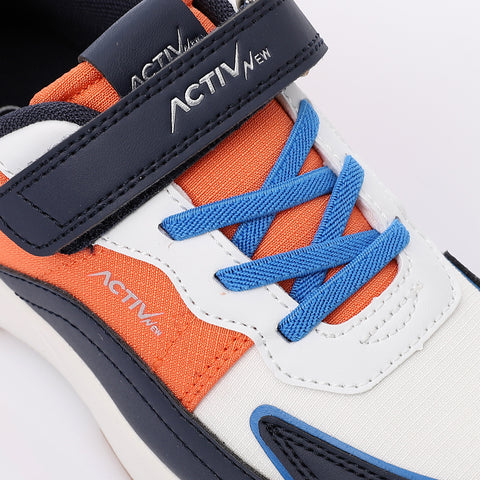 ACTIVNEW KIDS SHOES - ORG & NAVY