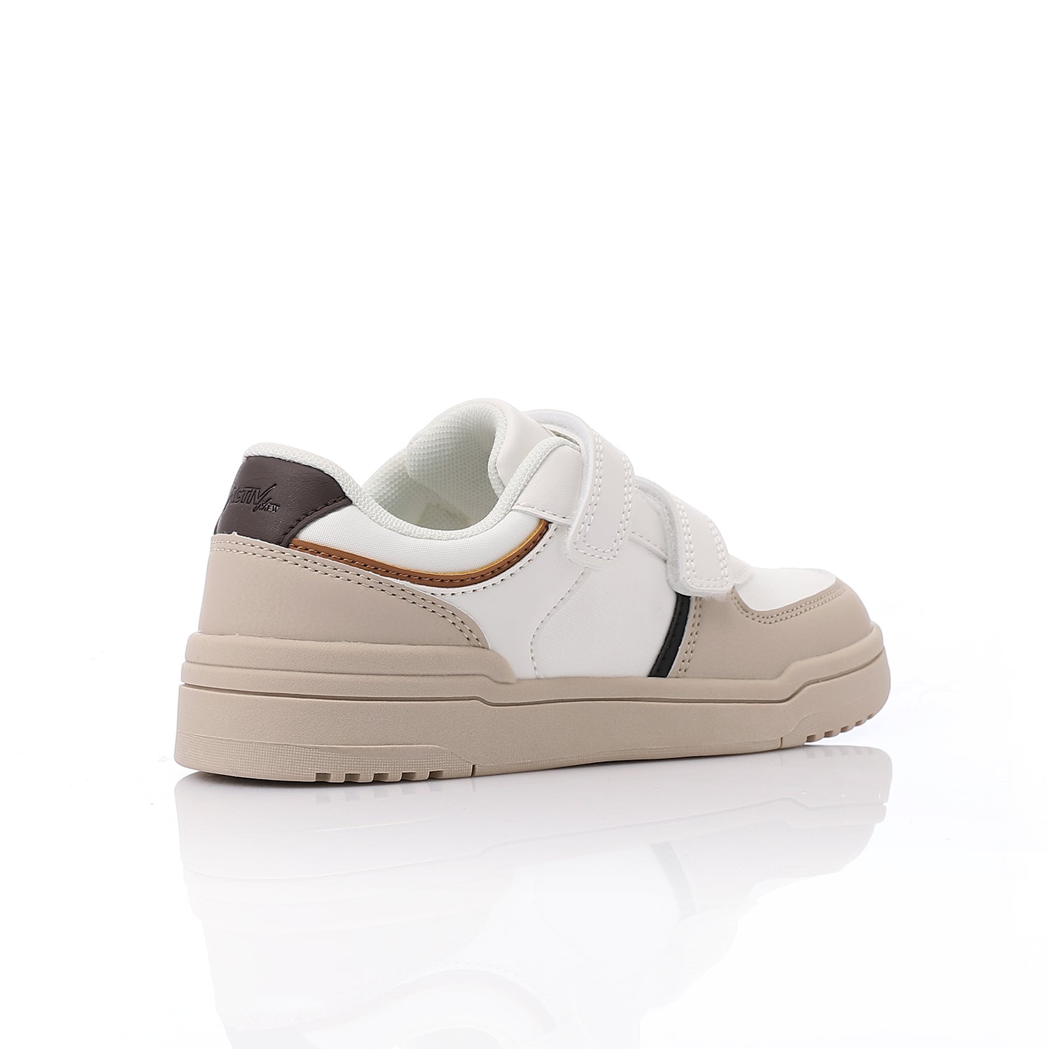 ACTIVNEW KIDS SHOES - WHT & BEIG