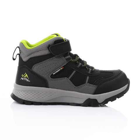 ACTIVNEW KIDS SHOES - BLK & GREY