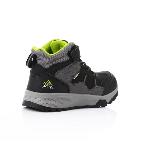 ACTIVNEW KIDS SHOES - BLK & GREY