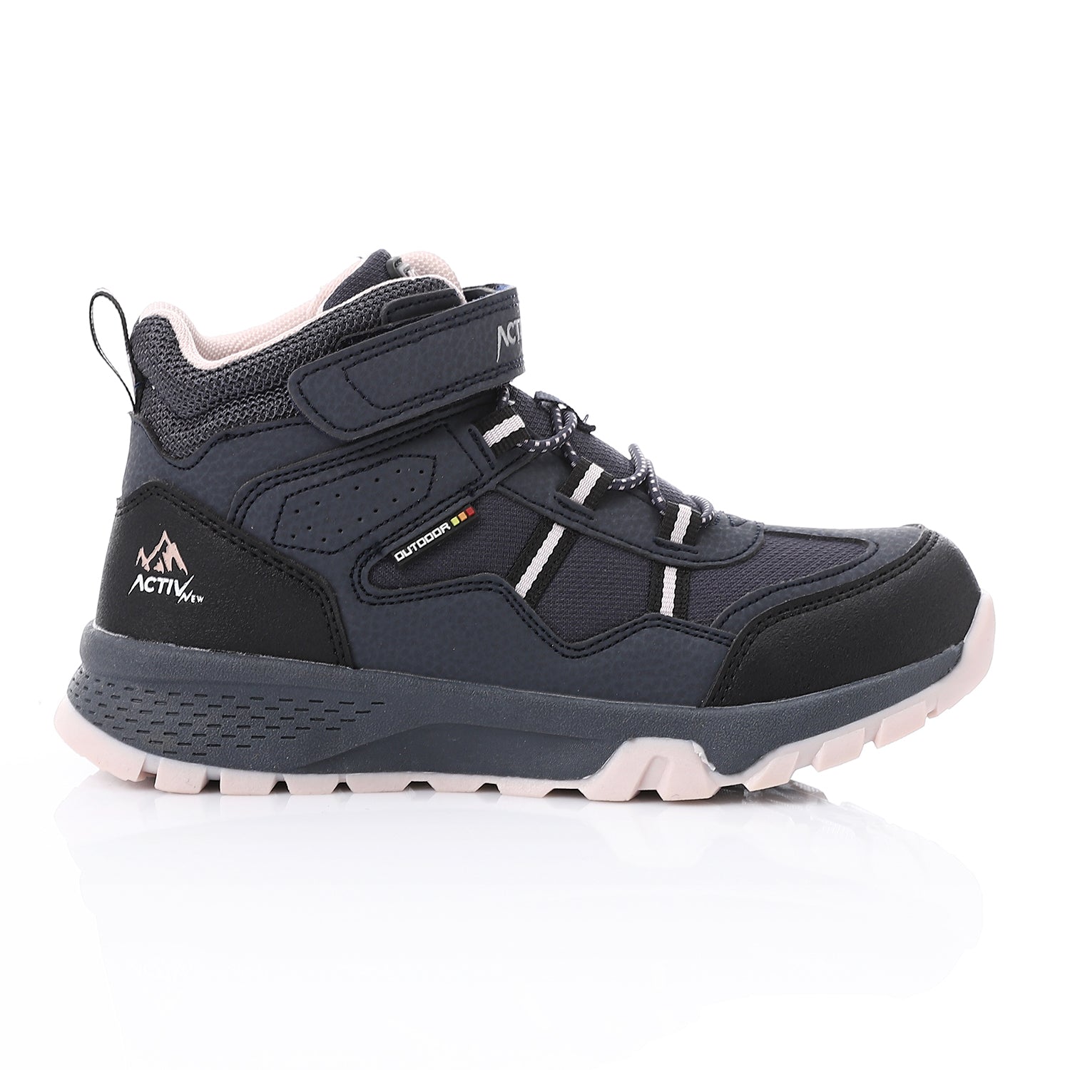 ACTIVNEW KIDS SHOES - NAVY & BLK