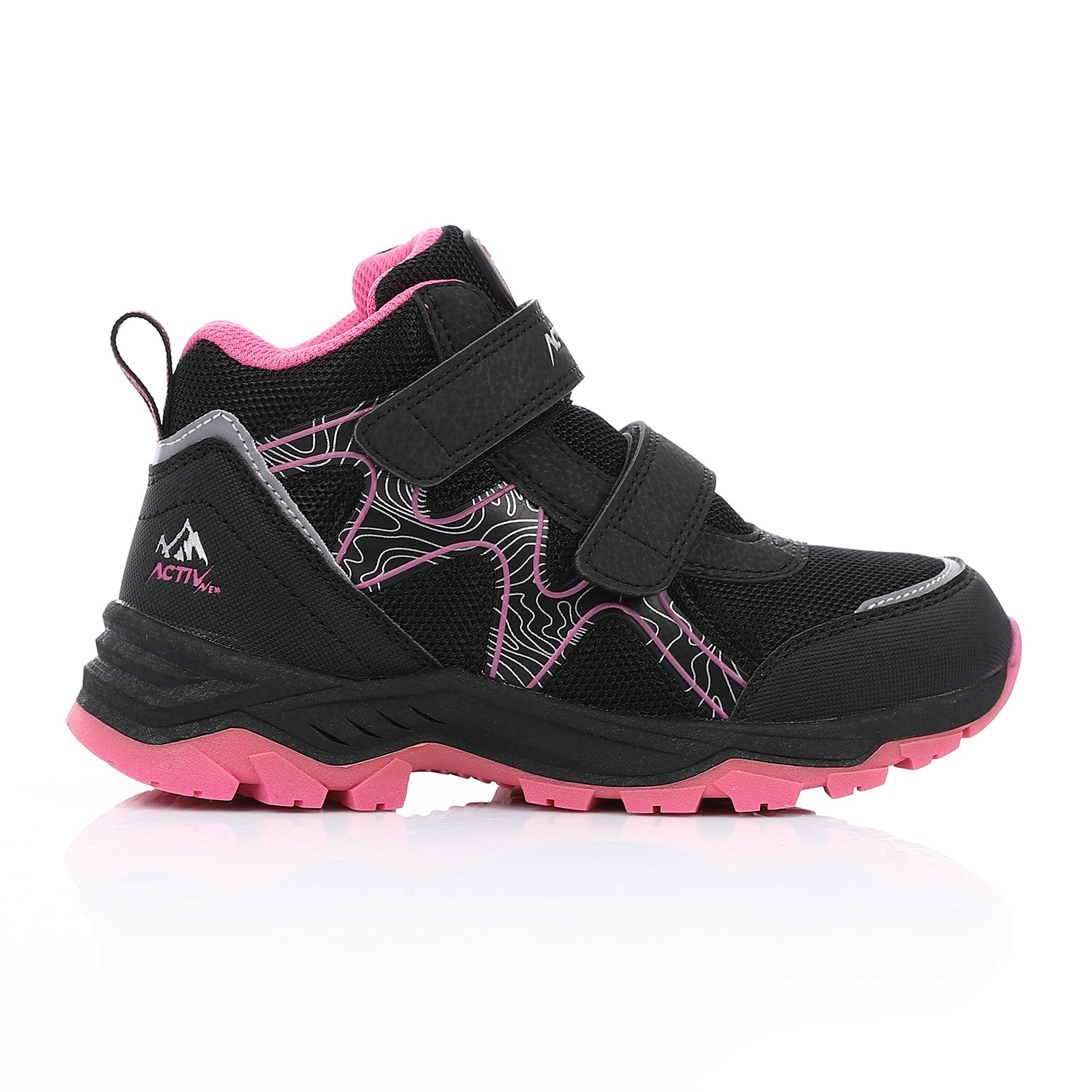 ACTIVNEW KIDS SHOES - BLK & PINK