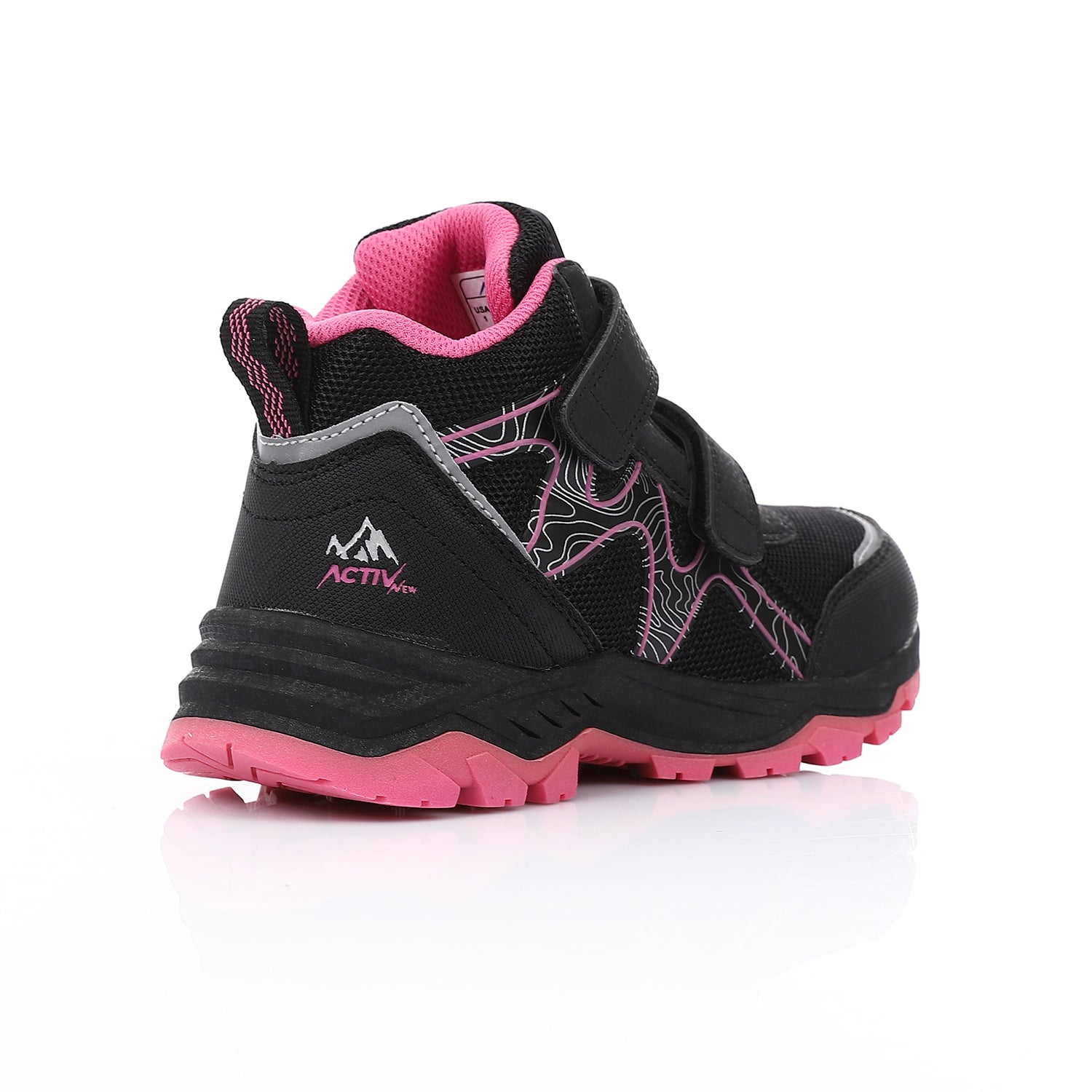 ACTIVNEW KIDS SHOES - BLK & PINK