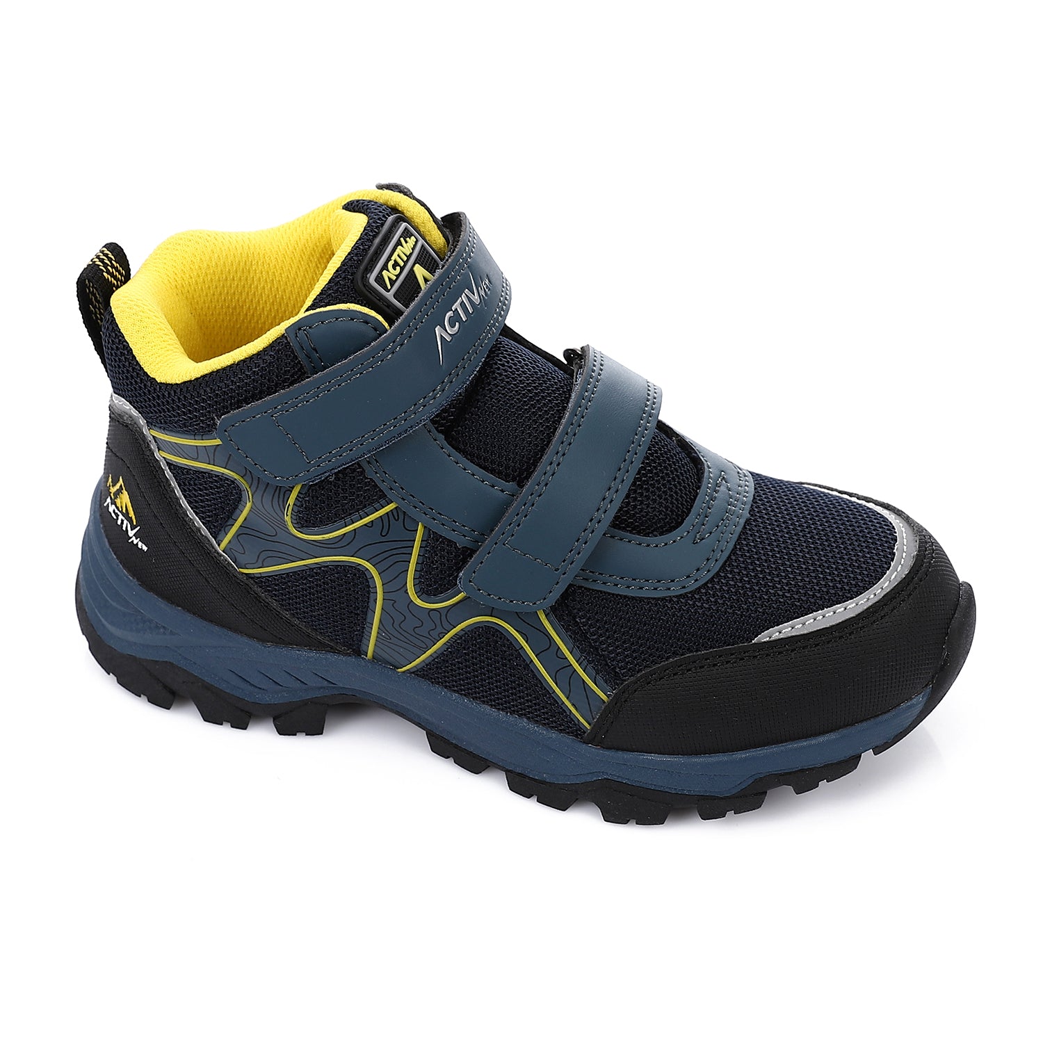 ACTIVNEW KIDS SHOES - BLK & NAVY