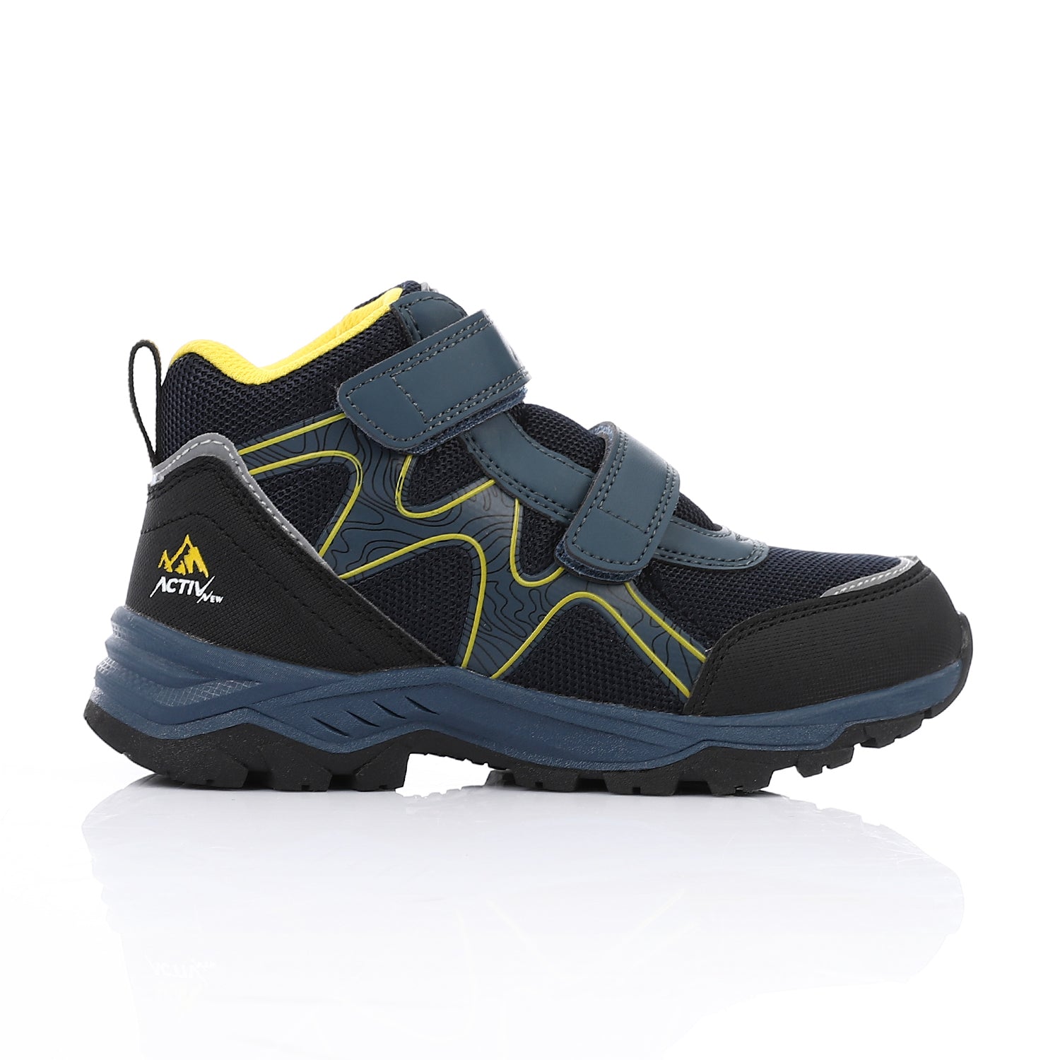 ACTIVNEW KIDS SHOES - BLK & NAVY