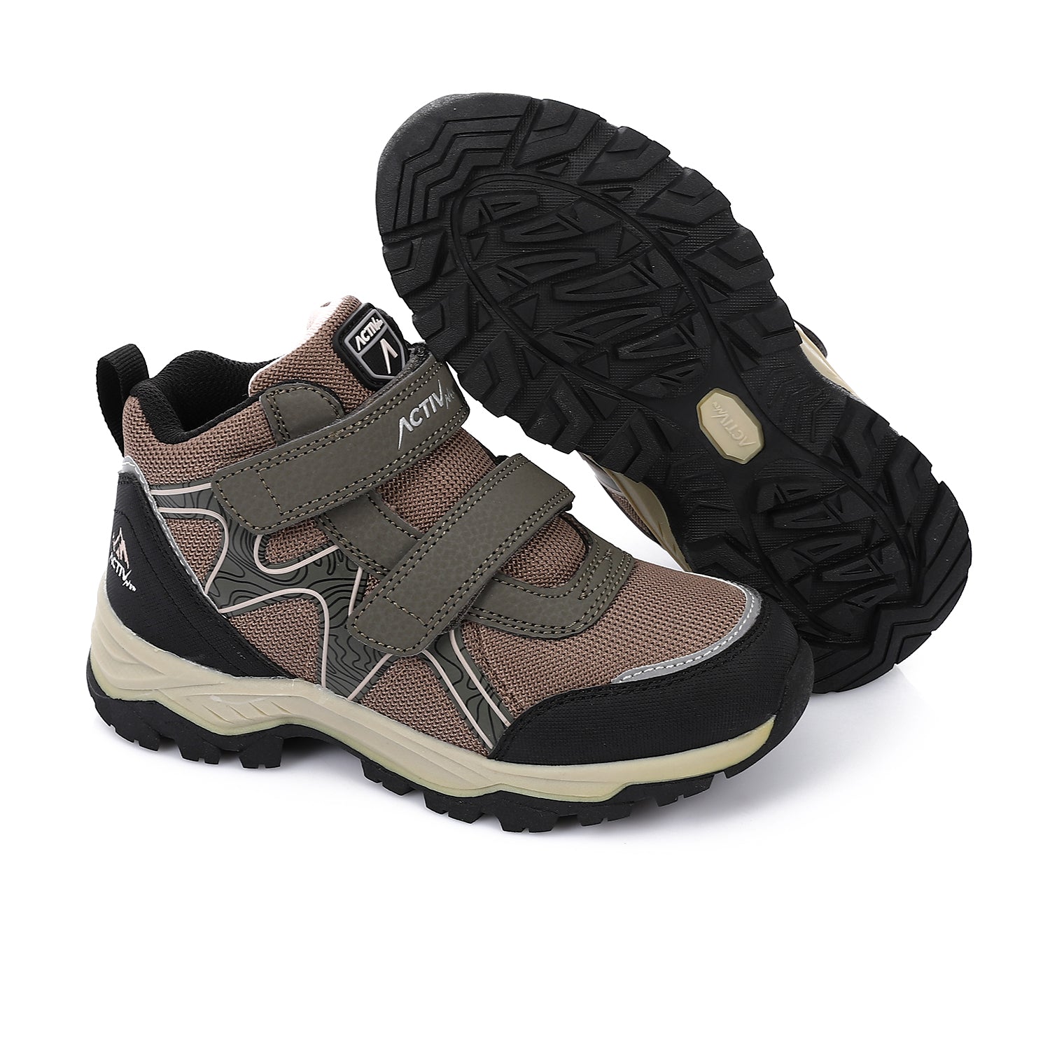 ACTIVNEW KIDS SHOES - BROWN 