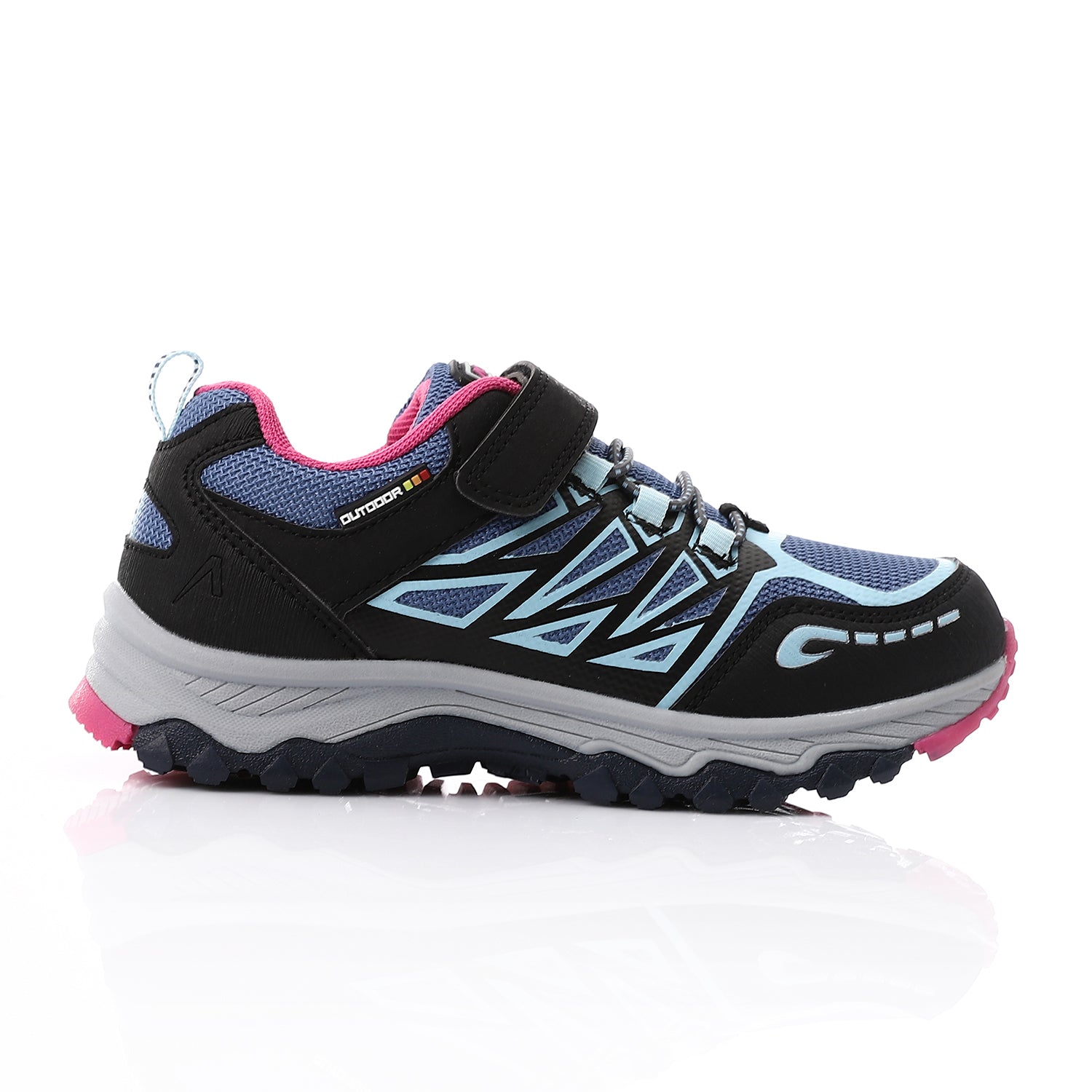 ACTIVNEW KIDS SHOES - BLK & BLUE