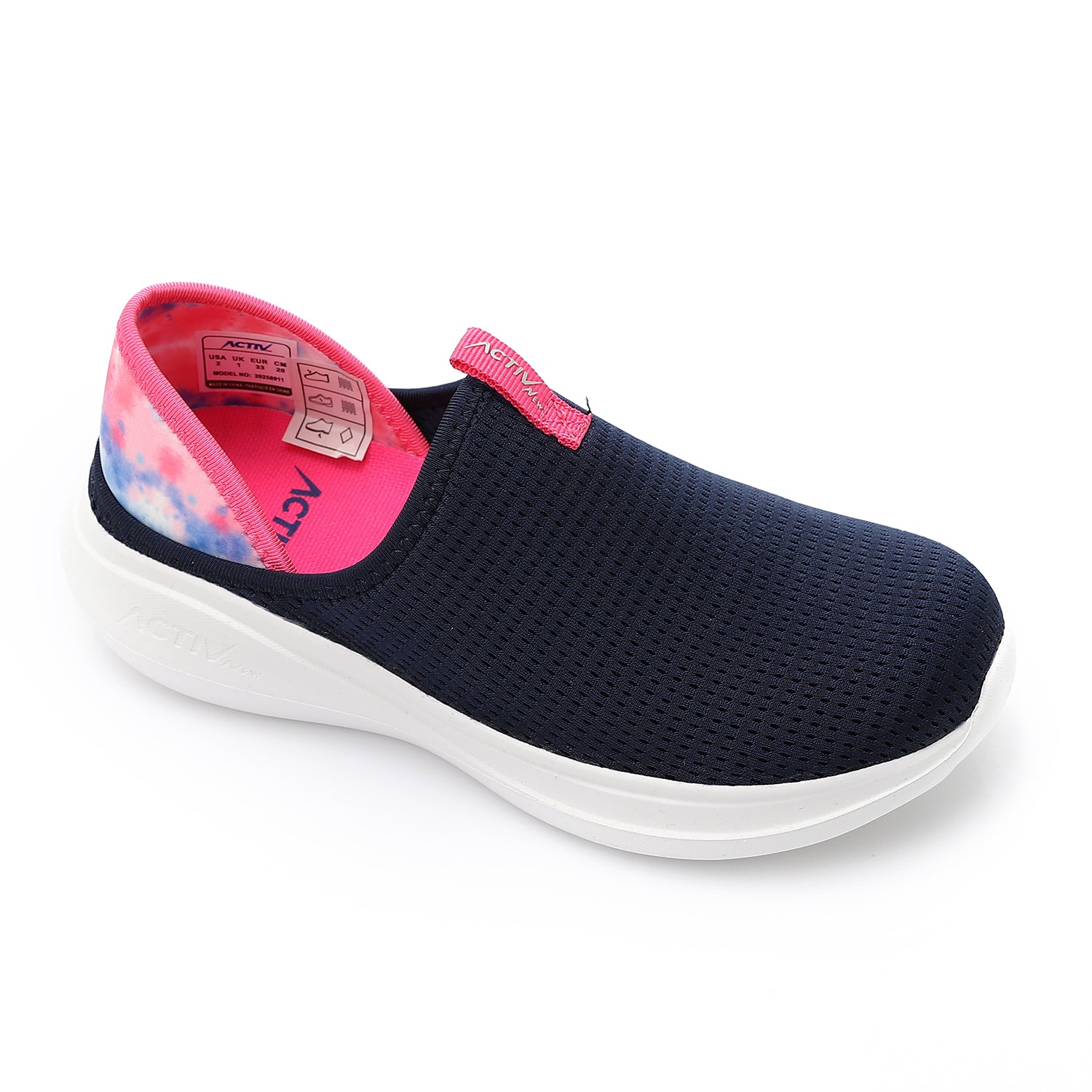 ACTIVNEW KIDS SHOES - NVY &amp; PINK 