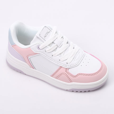 ACTIVNEW KIDS SHOES - WHT & PINK