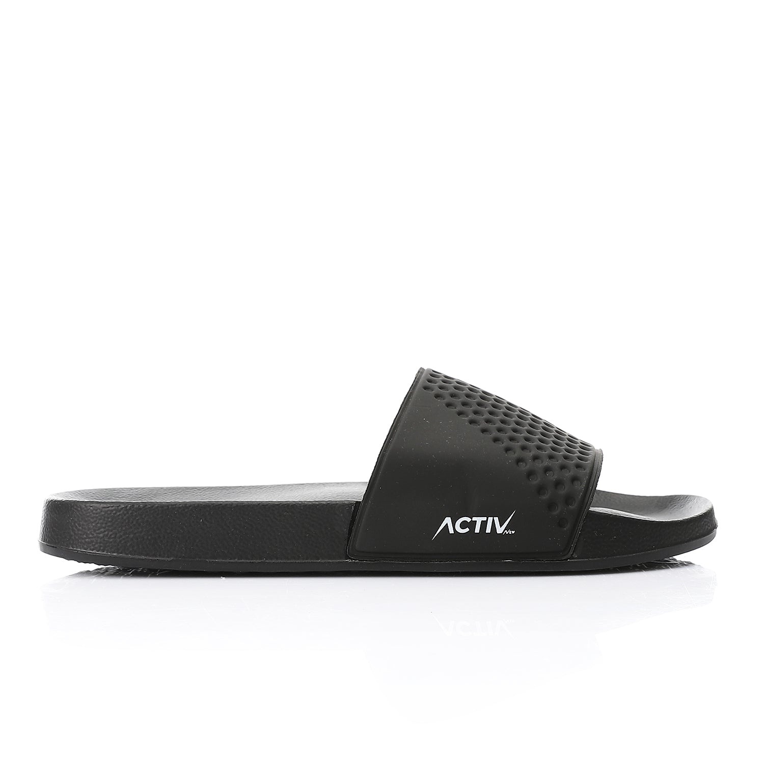 ACTIV MEN'S SLIPPERS - BLACK