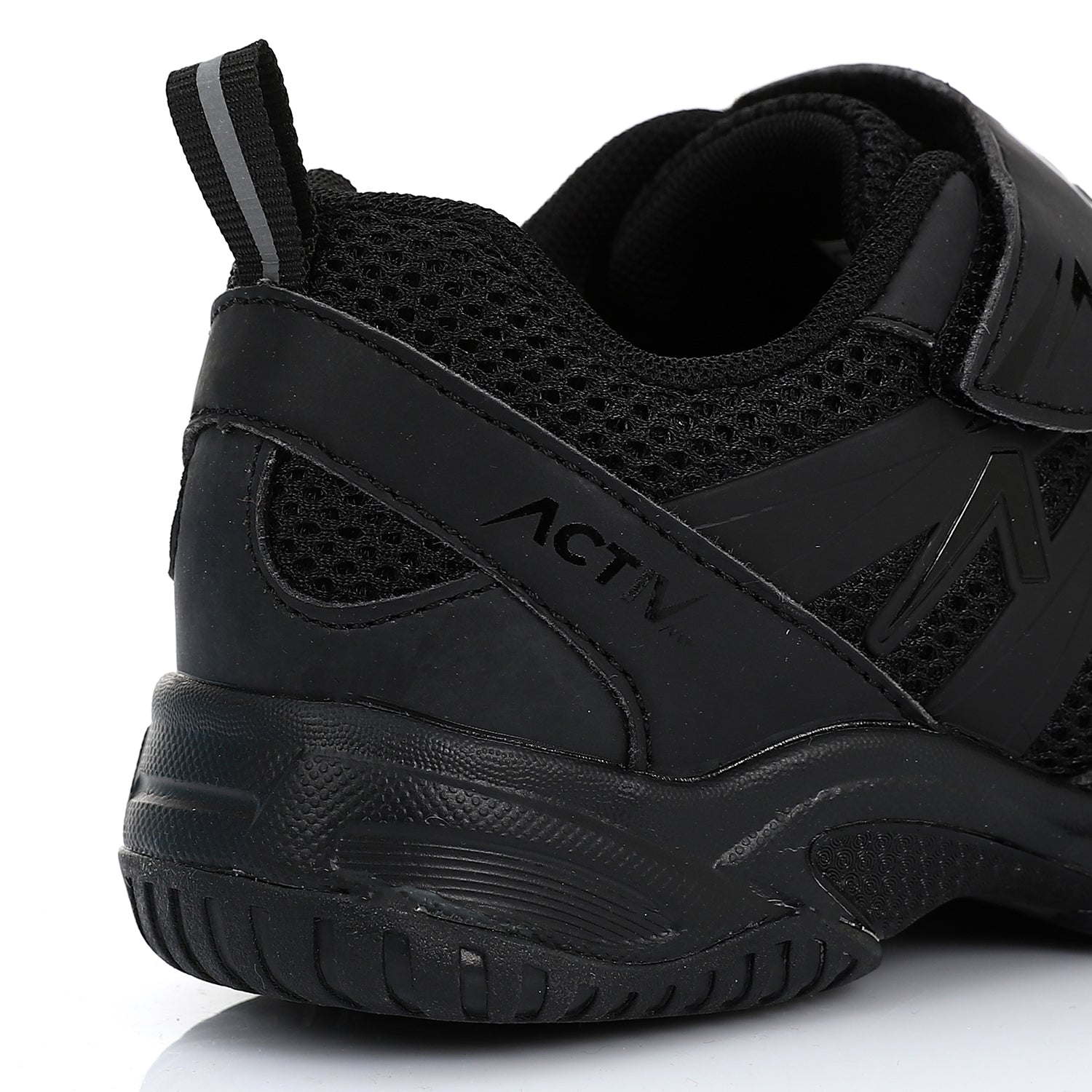 ACTIVNEW FASHION VELCRO SHOES - BLACK