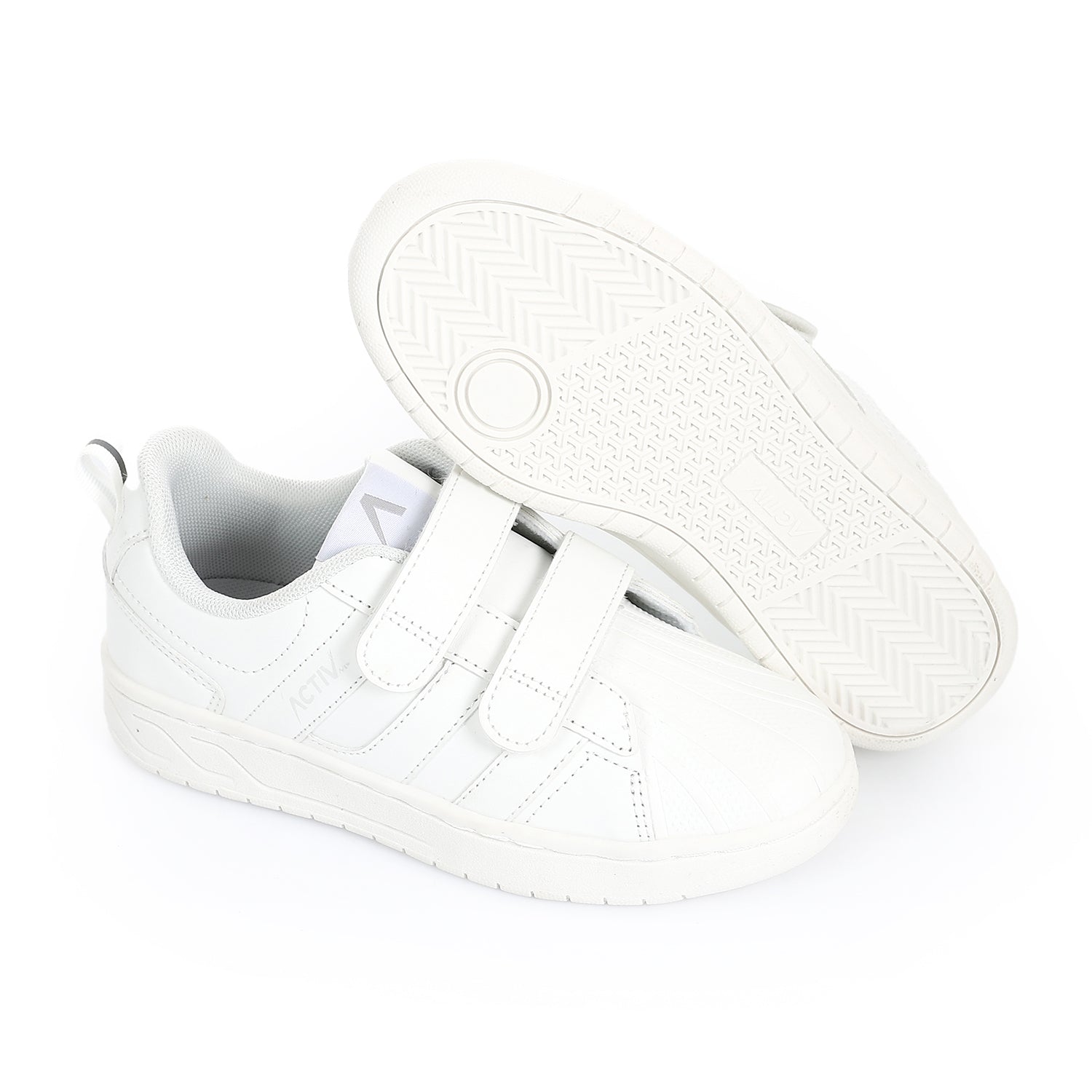 ACTIVNEW FASHION VELCRO SHOES - WHITE