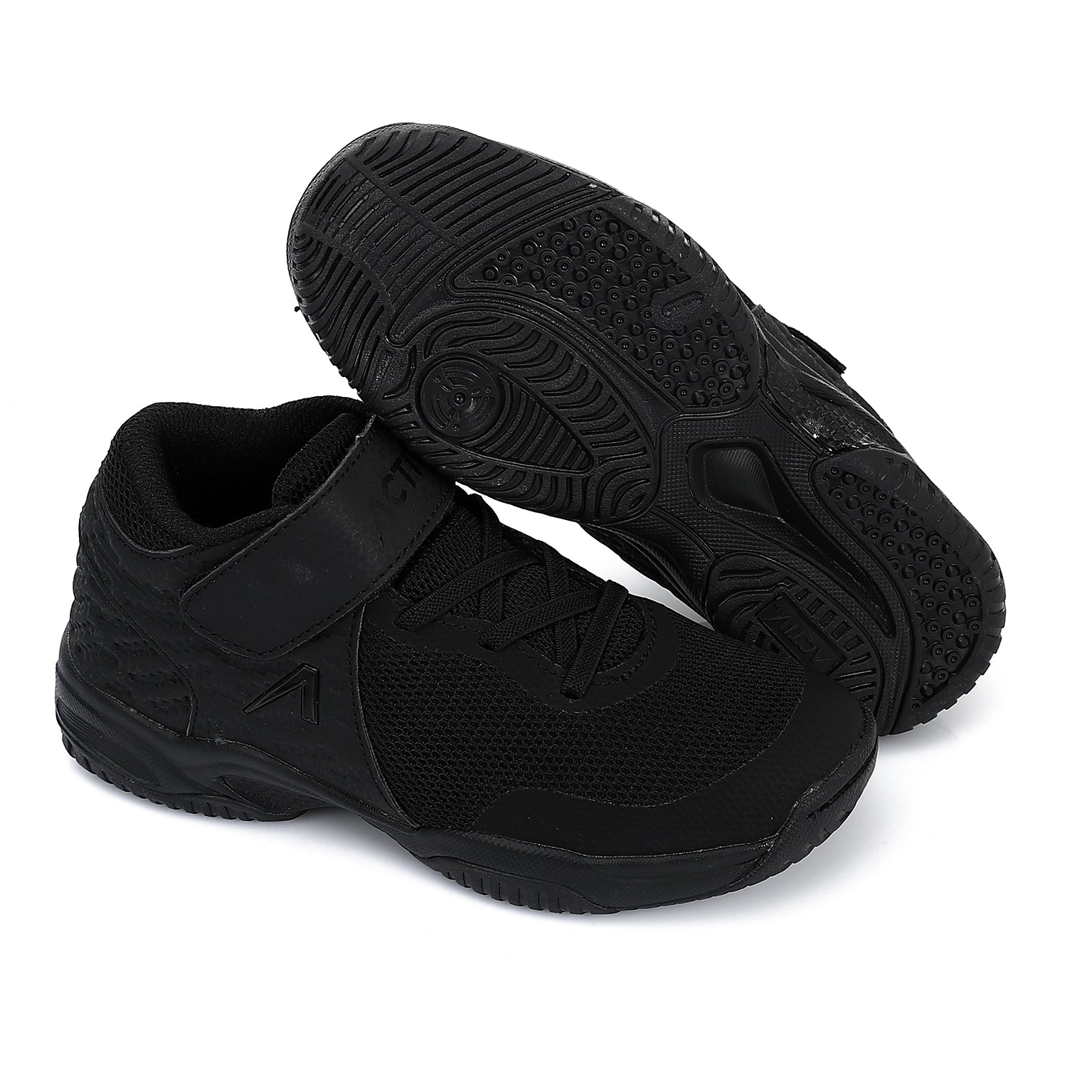 ACTIVNEW FASHION VELCRO SHOES - BLACK