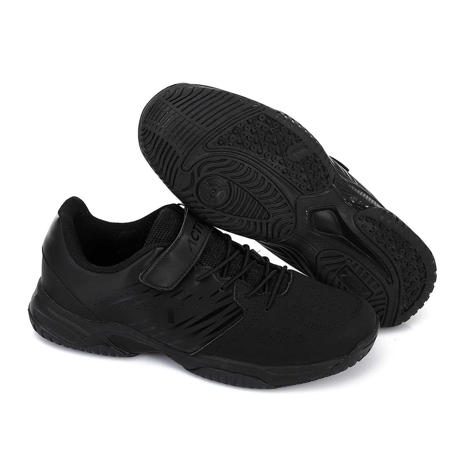 ACTIVNEW FASHION VELCRO SHOES - BLACK 