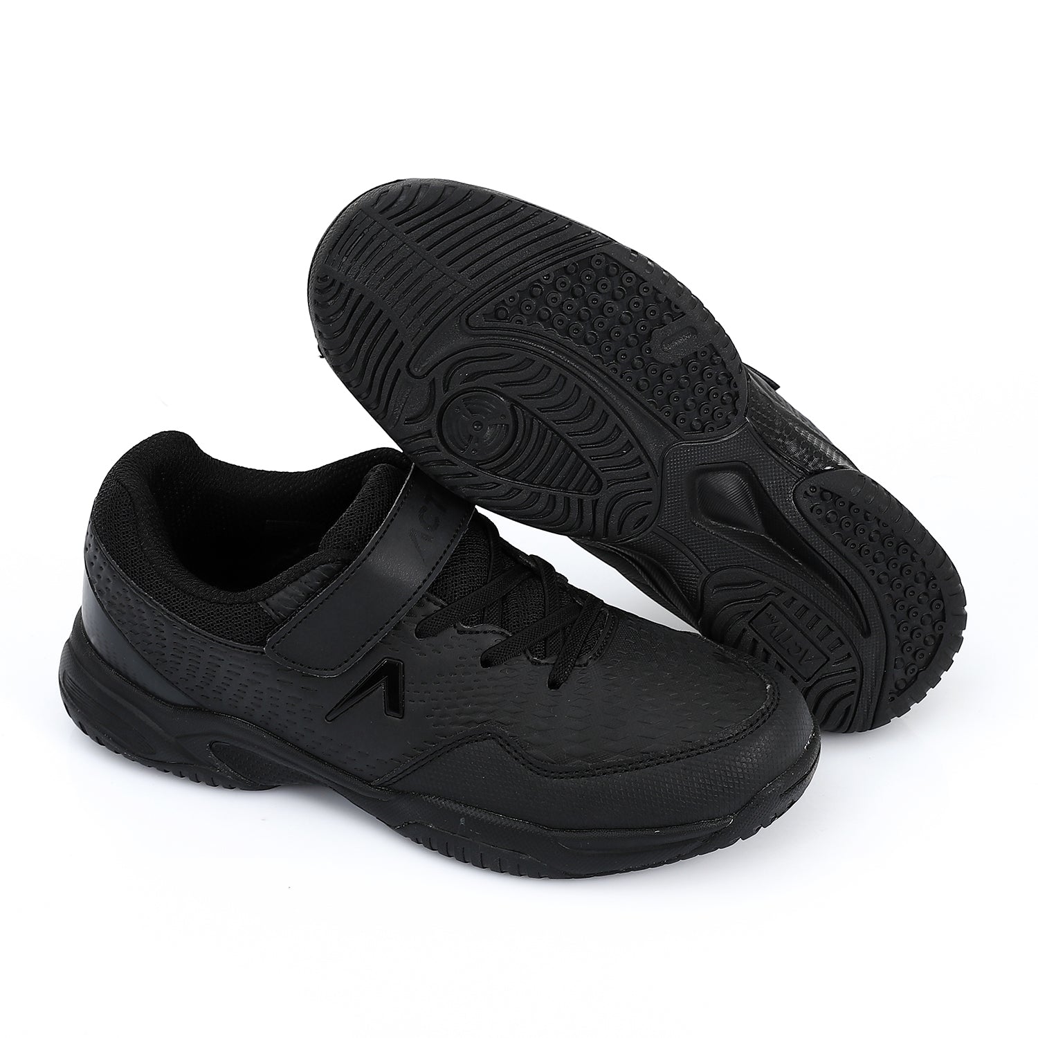 ACTIVNEW FASHION VELCRO SHOES - BLACK