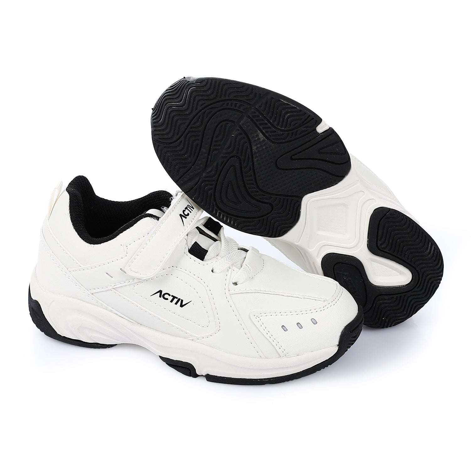 ACTIVNEW FASHION VELCRO SHOES - WHITE 