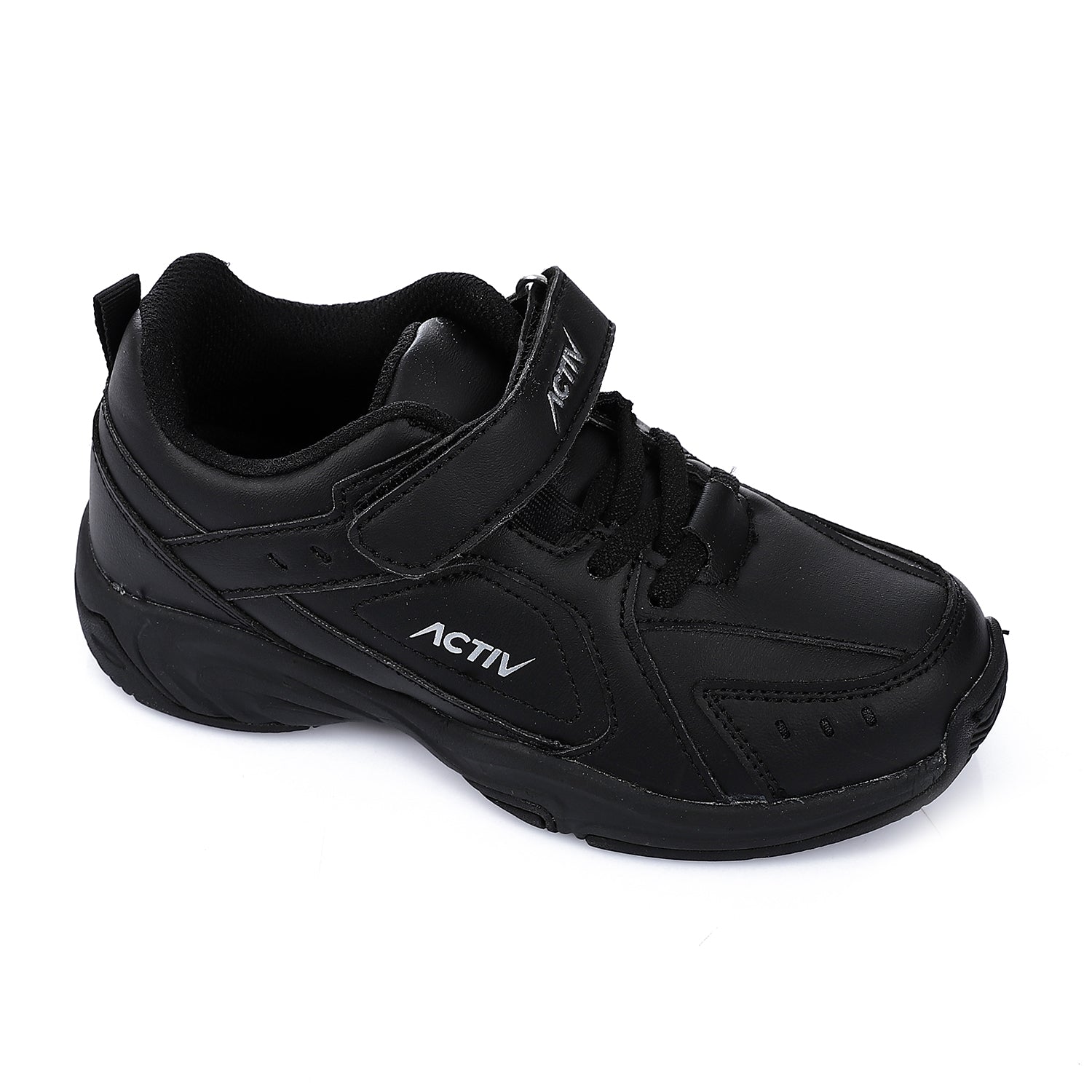 ACTIVNEW FASHION VELCRO SHOES - BLACK 