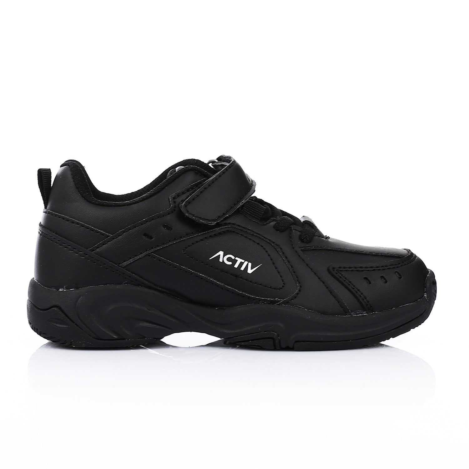 ACTIVNEW FASHION VELCRO SHOES - BLACK 