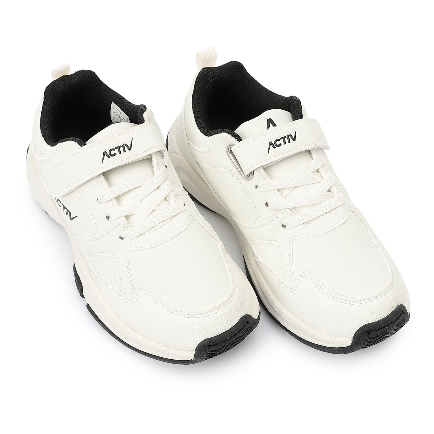ACTIVNEW FASHION VELCRO SHOES - WHITE