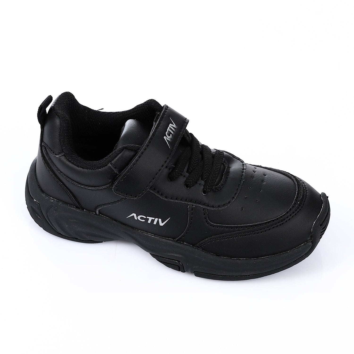 ACTIVNEW FASHION VELCRO SHOES - BLACK