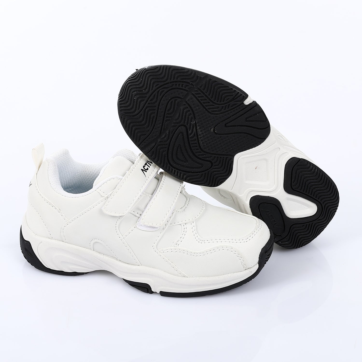 ACTIVNEW FASHION VELCRO SHOES - WHITE 